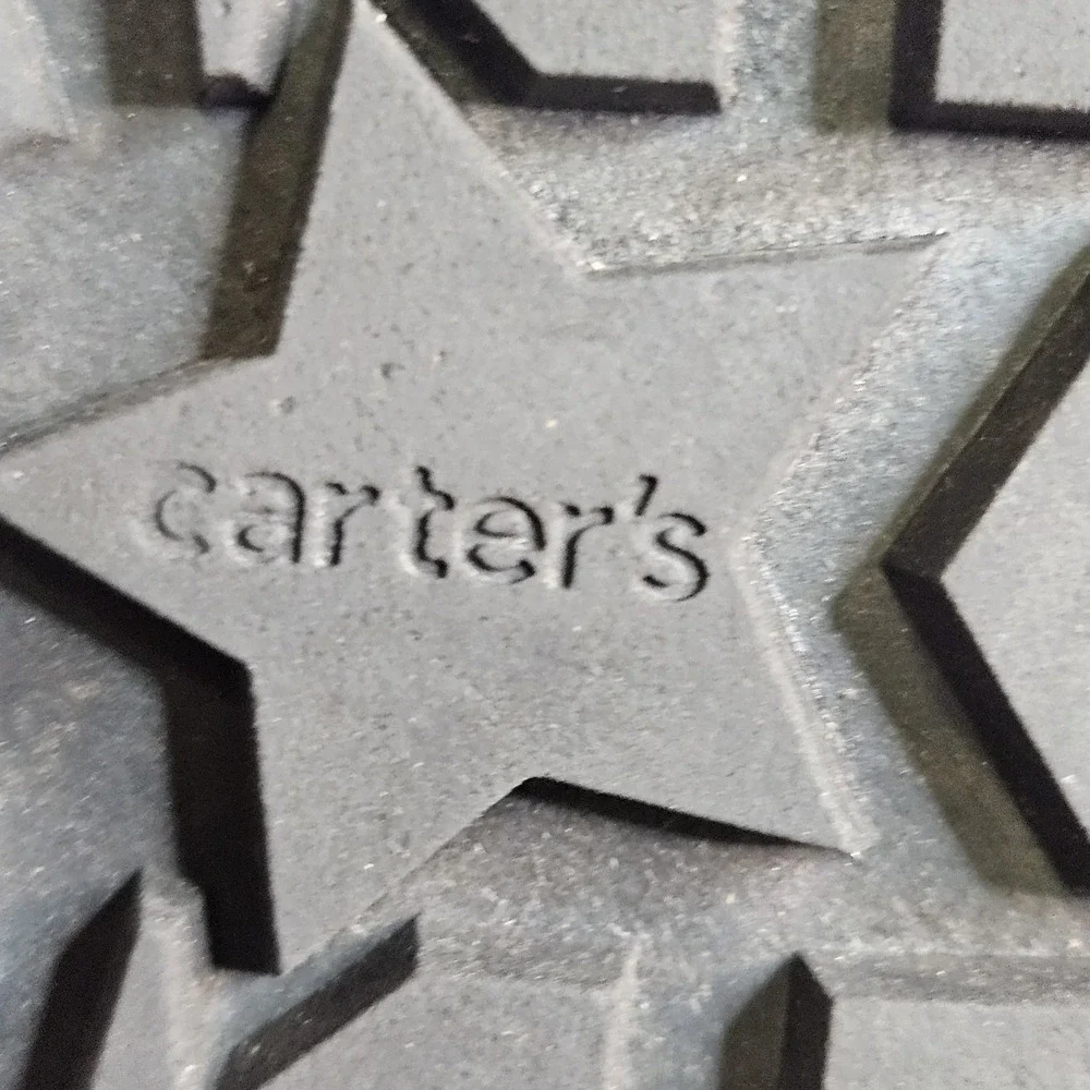 Carters Kids Size‎ 12 Fox Boots Brown Suede/ Man Made Textile